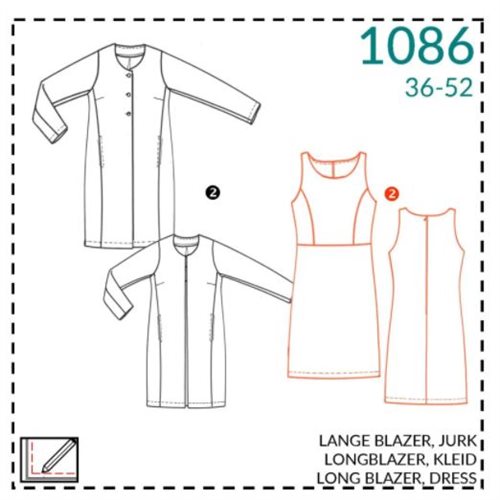 It\'s a fits - 1086 Lang blazer / kjole