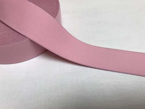 Blød elastik - velegnet til undertøj, 4 cm - lyserød ensfarvet