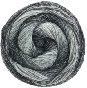 Gomitolo versione 60% uld/40% polyacryl - i sorte og grå nuancer