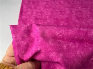 Fastvævet bomuld - batik look i varm pink
