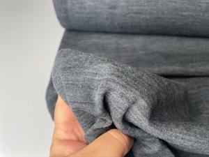 Undertøjsuld - lækker klassisk grå meleret, uld / bomuld