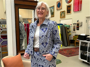 Brokade - smuk og dyb electric lilla