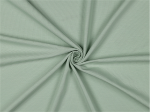 Bomuldsjersey - lys grøn, økologisk