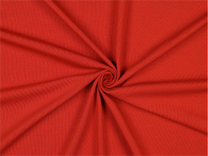 Bomuldsjersey - rust, økologisk