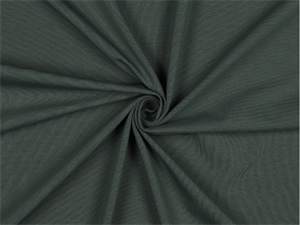 Bomuldsjersey - dark forest green, økologisk