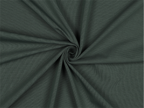 Bomuldsjersey - dark forest green, økologisk