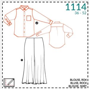 It's a fits - 1114 skjorte og nederdel