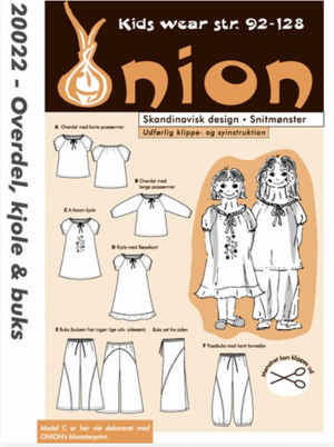 ONION børn - Overdel, kjole & buks, udgået