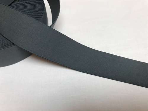 Blød elastik - velegnet til undertøj, 4 cm - ensfarvet, koksgrå
