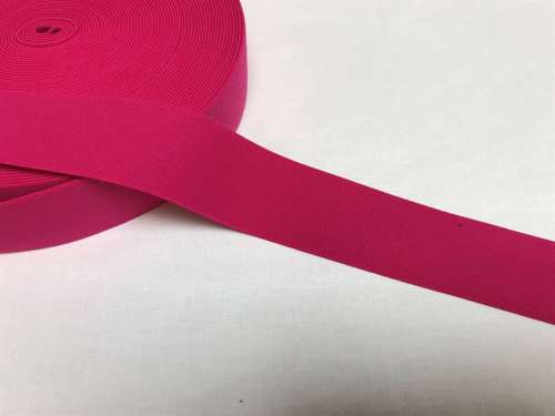Blød elastik - velegnet til undertøj, 4 cm - ensfarvet, pink