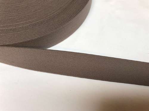 Blød elastik - velegnet til undertøj 2,5 cm, taupe