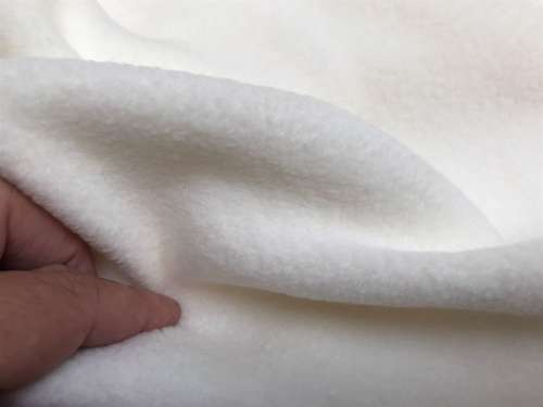 Fleece - almindelig kvalitet og offwhite, levering uge 8/2024