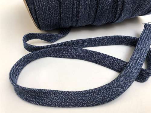 Anoraksnor - blå meleret