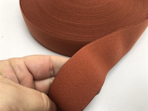 Blød elastik - velegnet til undertøj 4 cm, marsala