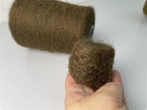 Kid mohair - i fir green, 25 gram