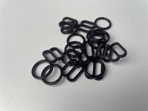 BH tilbehør - sort, 9 mm