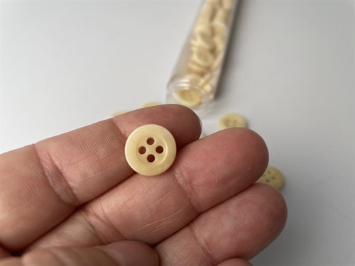 knap - fin i ivory, 13 mm