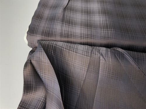 Acetat / viscose foer - ternet i koksgrå