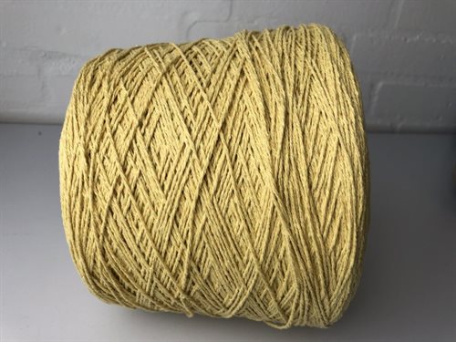 Moorea silke / bomuld - i en fin yellow cream, 100 gram