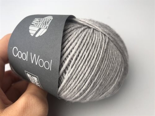 Cool wool 100% merino - lys grå