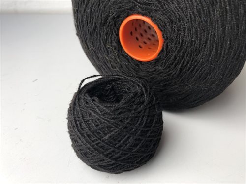 100% cashmere - skøn sort, 50 gram