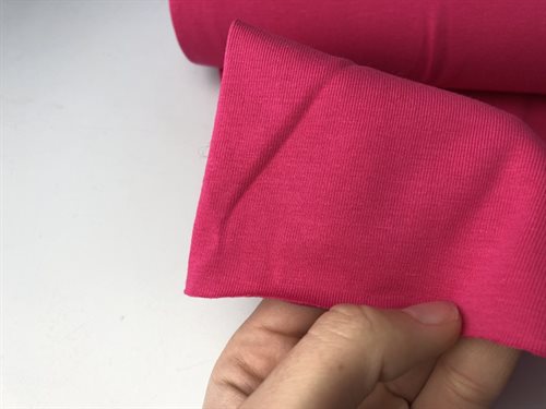 Bomuldsjersey - pink, udgår