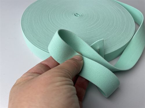 Blød elastik - velegnet til undertøj 2,5 cm, mint