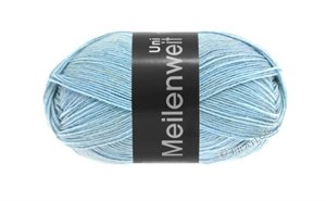 Meilenweit virgin wool / polyamid - i en flot blid blåbær