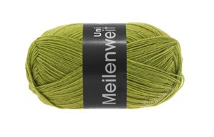 Meilenweit virgin wool / polyamid - i en flot pistacie