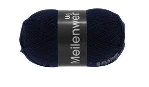 Meilenweit virgin wool / polyamid - i en dyb midnatsblå