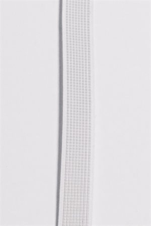 Rigibånd - corsagestiver i hvid, 12 mm