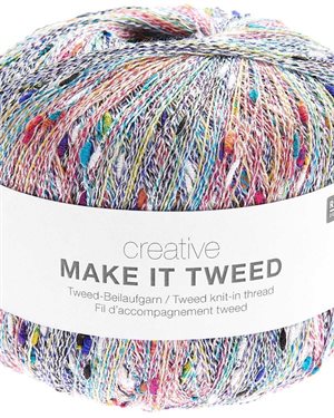 Creative make it tweed garn - smukt flerfarvet tweed garn