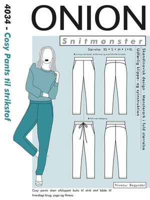 ONION - cosy pants til strikstof