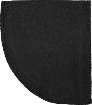 Lommepose til påstrygning - sort, 2 stk