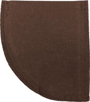 Lommepose til påstrygning - mørkebrun, 2 stk
