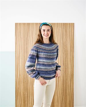Rigmor by Permin - sweater med riller
