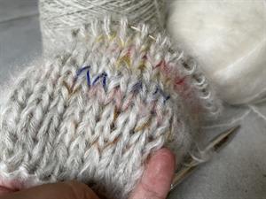 Daria wool / alpaca - lys gråmeleret med creme undertone, ca 500 gram