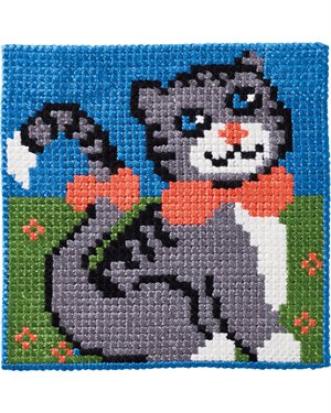 Broderi kit - yndig kat