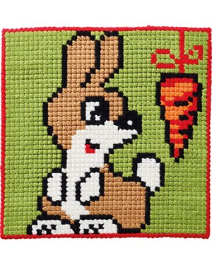 Broderi kit - sød kanin