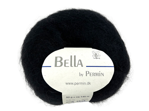 Bella by permin kid mohair - dyb sort