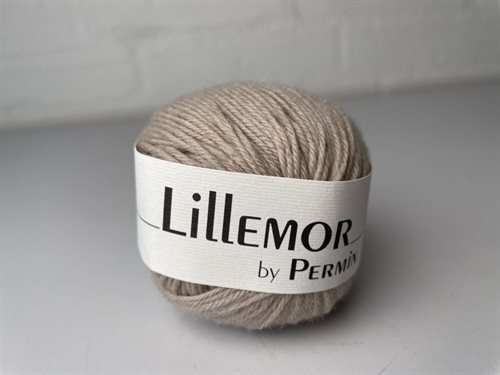 Lillemor by Permin 100% økologisk merinould - lys beige