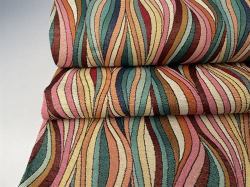 Gobelin - wavy colorful stripe