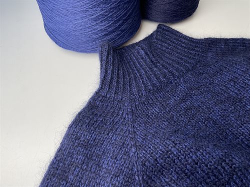 BOYFRIEND sweater - KIT på tyk, blød og lækker strik på pind 5,5