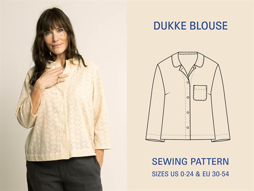 Wardrobe By Me snitmønster - Dukke Blouse