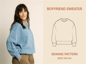 Wardrobe By Me snitmønster - Boyfriend Sweater
