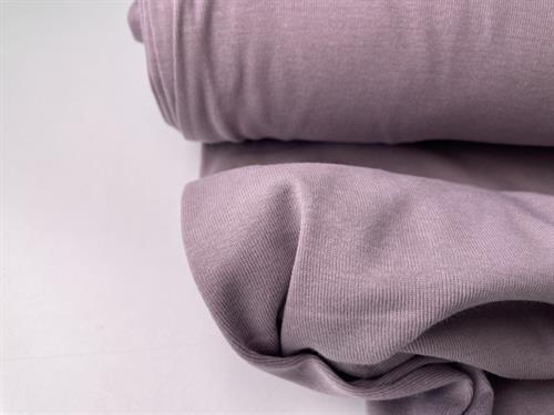 Bomuldsinterlock - dusty lilac
