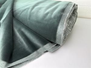 Vævet bomuldsvelour - antik oliven 