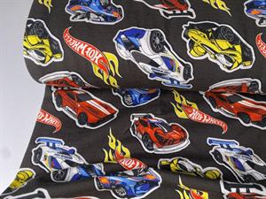 Bomuldsjersey - seje Hot Wheels