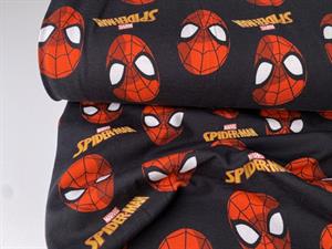 Bomuldsjersey - cool Spiderman på sort bund