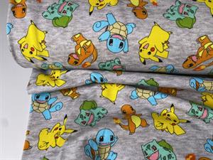 Bomuldsjersey - Pokemon